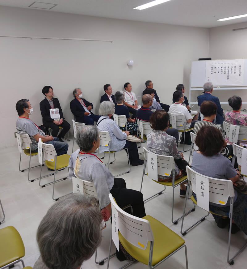 写真：展覧会の模様