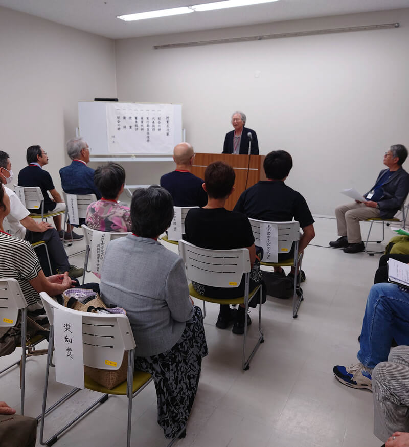 写真：展覧会の模様