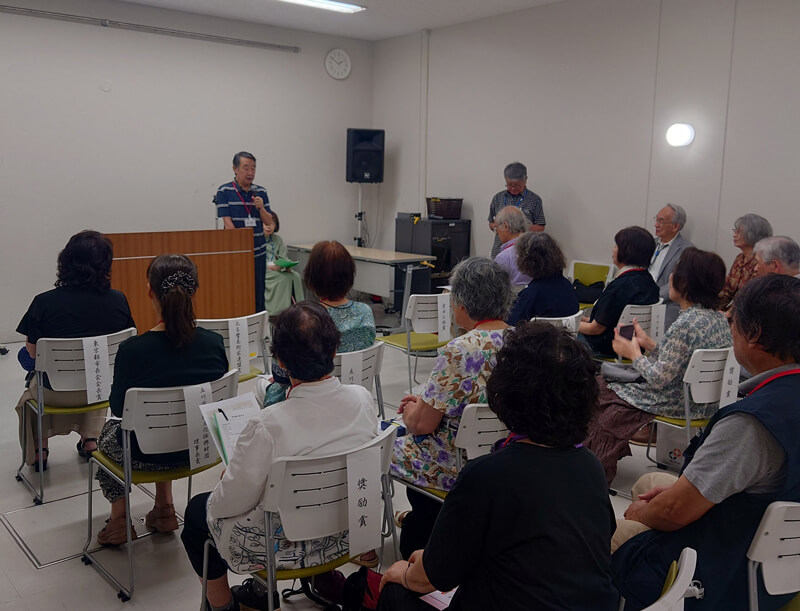 写真：展覧会の模様